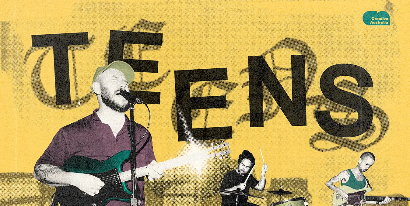 Poster for TEENS - Negative Energy Australian Tour with MILKSICK (FRONT BAR) at The Tote, Sun 8 Nov
