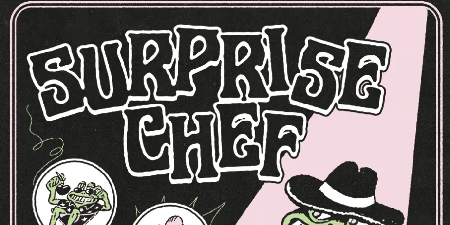Poster for Surprise Chef at The Tote, Sun 25 Oct