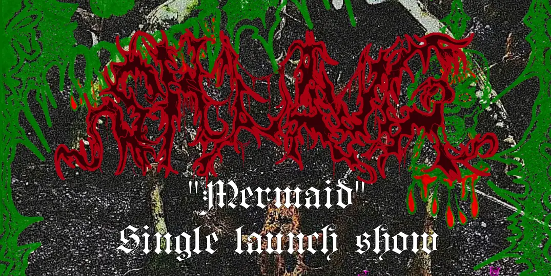 Poster for SHLAUG ‘Mermaid’ SINGLE LAUNCH w/Bludger + Froffwits + Citrus Fuzz at The Last Chance, Sat 24 Oct