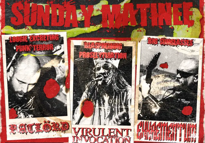 Poster for The Last Chance Sunday Metal Matinee at The Last Chance, Sun 1 Nov