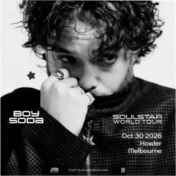 Poster for BOY SODA ‘SOULSTAR' World Tour at Howler, Fri 30 Oct